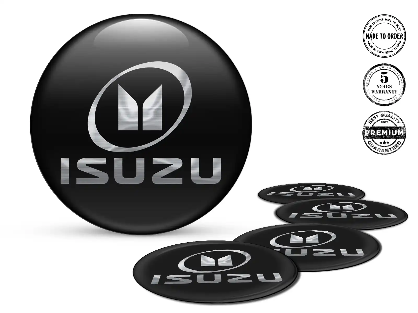Isuzu Emblema de Rueda Edición Pegatinas de Cúpula Premium
